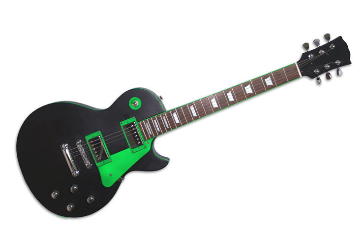 Green-Black Electric Guitar