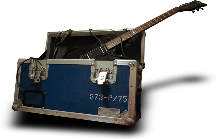 Road Case and Guitar